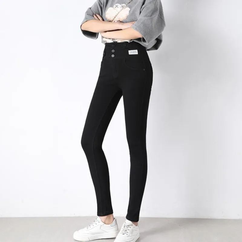 Women's 2021 spring and autumn new black jeans High Waist Stretch slim little foot pencil jeans
Women's 2021 spring and autumn new black jeans High Waist Stretch slim little foot pencil jeans