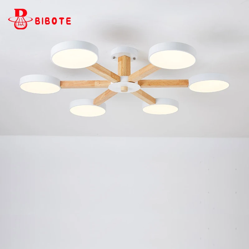 Modern LED Wooden Chandelier Lighting For Living Room Bedroom ceiling Chandeliers Nordic Lustre Home Decoration Free Shipping 
Modern LED Wooden Chandelier Lighting For Living Room Bedroom ceiling Chandeliers Nordic Lustre Home Decoration Free Shipping