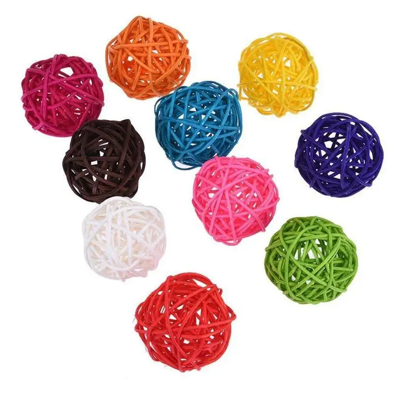 5/10pcs Colorful Rattan Balls Parrot Toys Bird Interactive Bite Chew Toys for Parakeet Budgie Cage Accessories Bird Playing Toys
5/10pcs Colorful Rattan Balls Parrot Toys Bird Interactive Bite Chew Toys for Parakeet Budgie Cage Accessories Bird Playing Toys