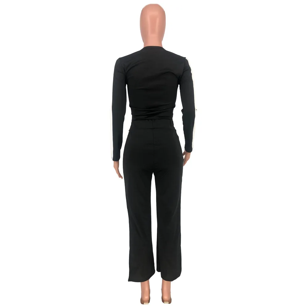 Color Block Patchwork 2 Piece Matching Sets Women's Suit Long Sleeve Skinny Tops and Split Flare Pant Activewear Sporty Outfits
Color Block Patchwork 2 Piece Matching Sets Women's Suit Long Sleeve Skinny Tops and Split Flare Pant Activewear Sporty Outfits