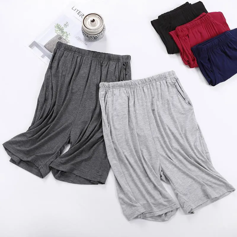 Plus Size Summer Modal Pyjamas Mens Sleepwear Casual Short Pants Male Sleeping Shorts Loose Drawstring Comfort Men Sleep Bottoms
Plus Size Summer Modal Pyjamas Mens Sleepwear Casual Short Pants Male Sleeping Shorts Loose Drawstring Comfort Men Sleep Bottoms