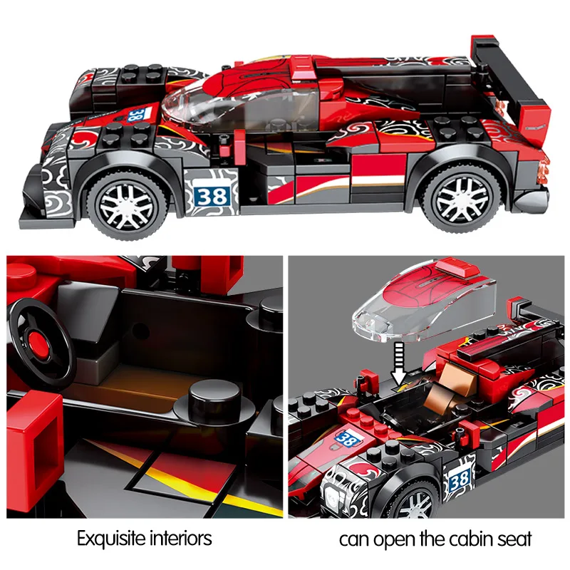 MOC City Creator Pull Back Supercar Vehicle Building Blocks Racing Car Model Bricks Education Gifts Toys For Children
MOC City Creator Pull Back Supercar Vehicle Building Blocks Racing Car Model Bricks Education Gifts Toys For Children