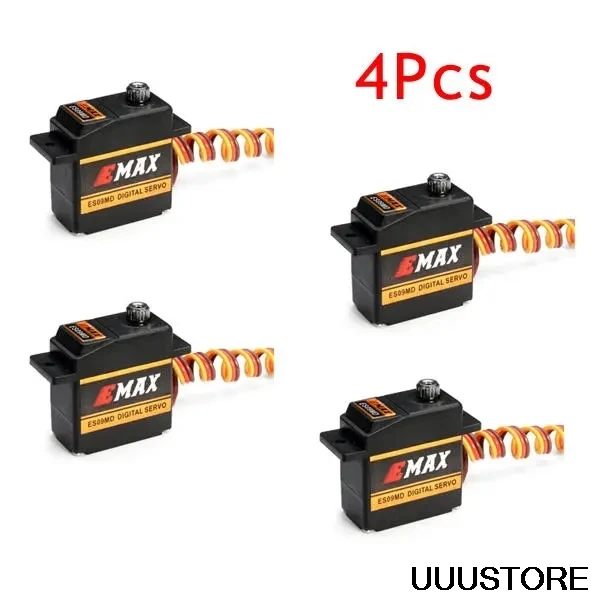 4PCS Original EMAX ES09MD Metal Digital Servo 14.8g Waterproof Servo with Gears for RC Car Helicopter Boat Airplane Accessories
4PCS Original EMAX ES09MD Metal Digital Servo 14.8g Waterproof Servo with Gears for RC Car Helicopter Boat Airplane Accessories