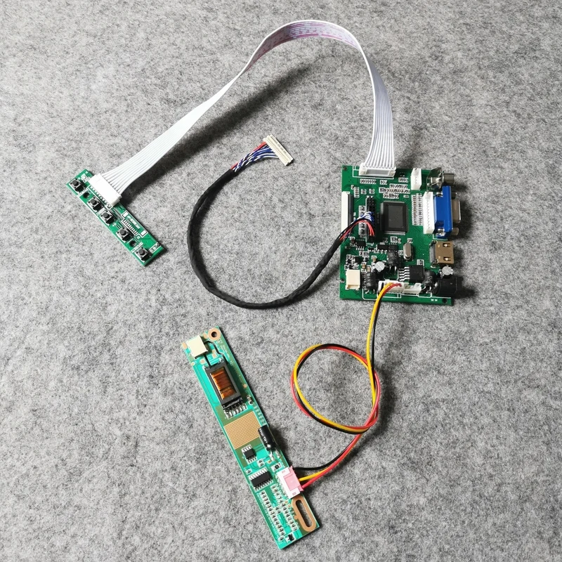 1024*768 1-CCFL Fit QD15XL02/QD141X1LH02/QD141X1LH06 Screen 20 Pin LVDS Controller Drive Board DIY Kit VGA 2AV LCD Monitor
1024*768 1-CCFL Fit QD15XL02/QD141X1LH02/QD141X1LH06 Screen 20 Pin LVDS Controller Drive Board DIY Kit VGA 2AV LCD Monitor
