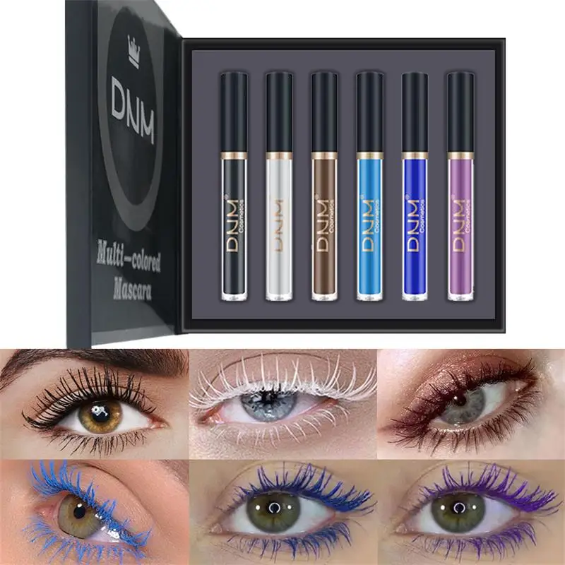 6 Pcs/1Set Fiber Color Mascara Extension Eye Lash Thick Dense Curling Beauty Eye Makeup Lasting Quick Dry No Blooming Cosmetics 
6 Pcs/1Set Fiber Color Mascara Extension Eye Lash Thick Dense Curling Beauty Eye Makeup Lasting Quick Dry No Blooming Cosmetics