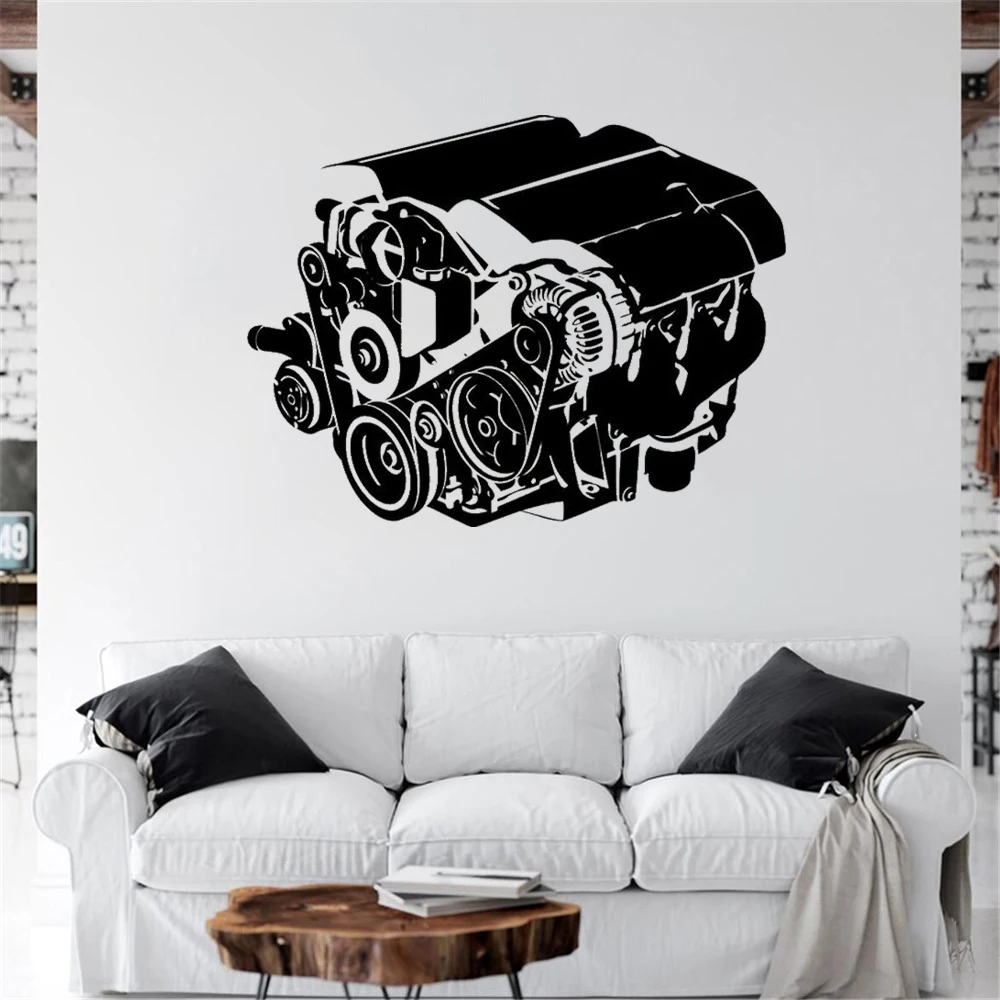 Auto Repair Service Garage wall Decal Car Engine Wall Sticker vinyl Car Workshop wall decor Waterproof HJ641
Auto Repair Service Garage wall Decal Car Engine Wall Sticker vinyl Car Workshop wall decor Waterproof HJ641