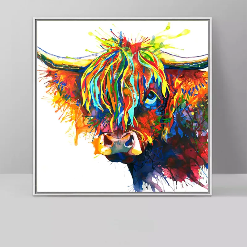 Canvas Painting Watercolor Highland Cow Animal Art Print Poster Print for Living Room Wall Home Decorative Pictures Cuadros
Canvas Painting Watercolor Highland Cow Animal Art Print Poster Print for Living Room Wall Home Decorative Pictures Cuadros