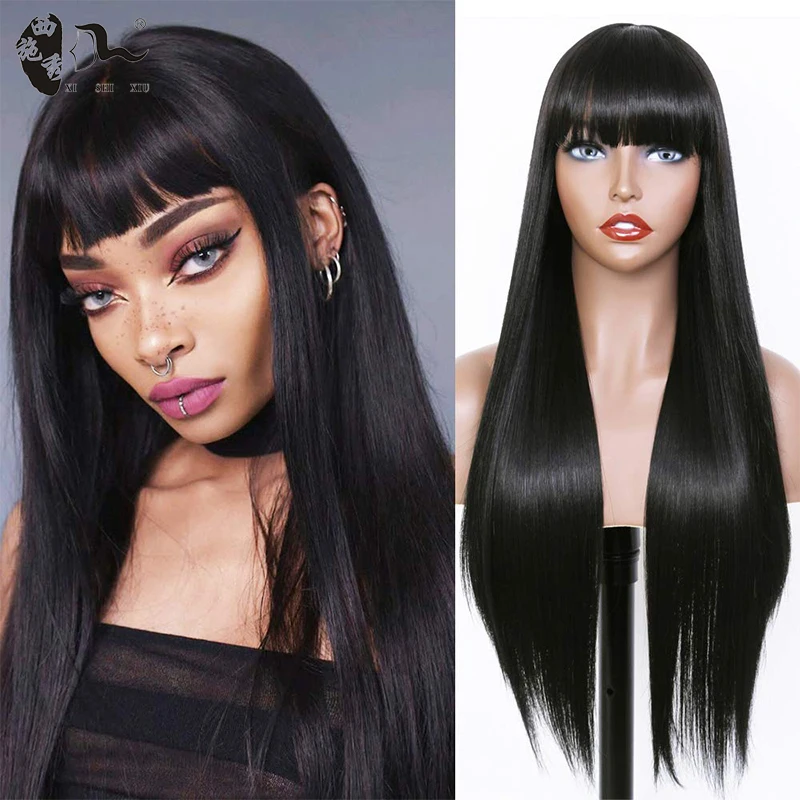 XISHIXIU 26inch Ombre Blonde Straight Long Synthetic Wigs For Women Black Pink Wigs 24 inch 11 Color can be Cosplay Wigs
XISHIXIU 26inch Ombre Blonde Straight Long Synthetic Wigs For Women Black Pink Wigs 24 inch 11 Color can be Cosplay Wigs