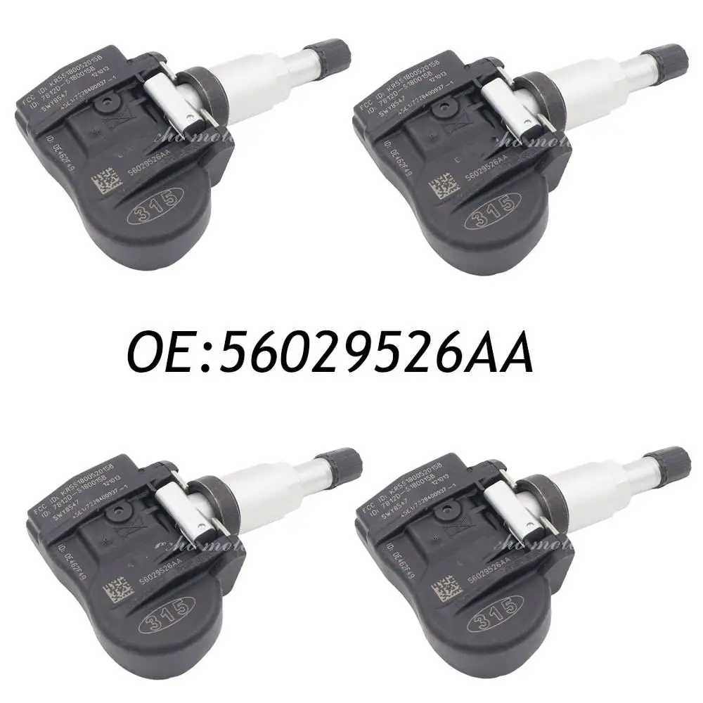 New 4pcs Tire Pressure Monitoring Sensor TPMS for Chrysler Jeep Dodge 56029526AA
New 4pcs Tire Pressure Monitoring Sensor TPMS for Chrysler Jeep Dodge 56029526AA