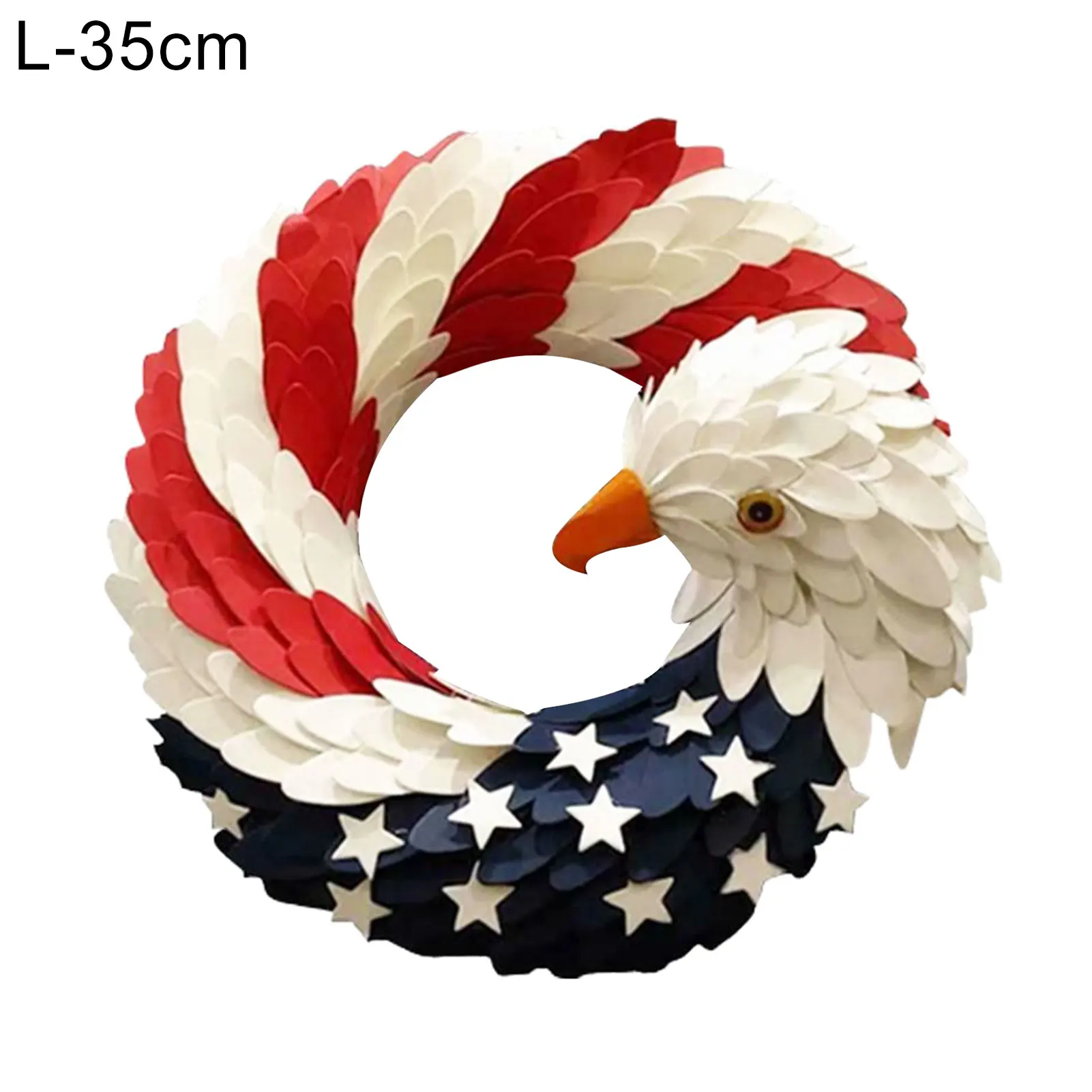 DIY America Patriotic Eagle Wreath Garland Decor for Front Door Election Vote President Household Decoration
DIY America Patriotic Eagle Wreath Garland Decor for Front Door Election Vote President Household Decoration
