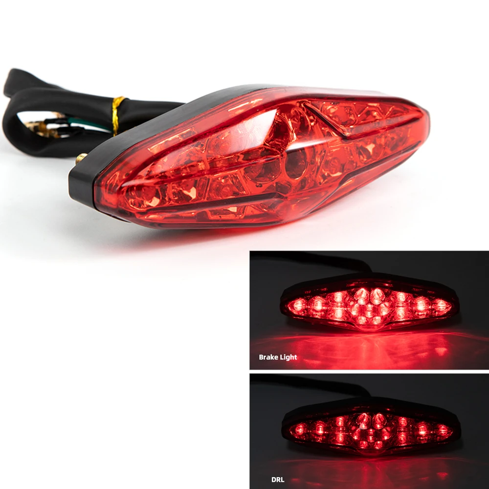 Universal Motorcycle Rear Tail Lights LED Braking Stop Running Tail Light For Motorcycle ATV Dirt Bike Moto Accessories 12V
Universal Motorcycle Rear Tail Lights LED Braking Stop Running Tail Light For Motorcycle ATV Dirt Bike Moto Accessories 12V