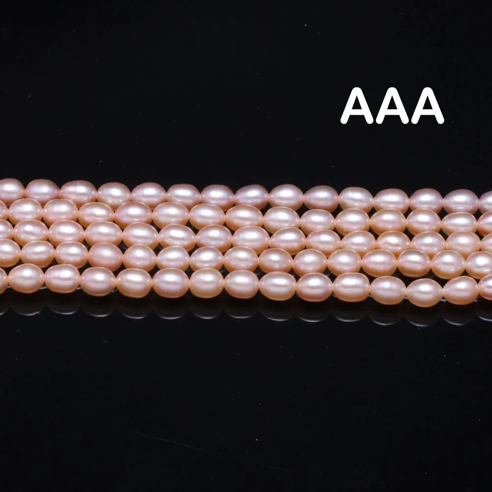 Natural Freshwater Pearl Beads Rice shape Pink Pearl Beads Making DIY Fashion Jewelry Necklace Bracelet Accessories 4-5mm
Natural Freshwater Pearl Beads Rice shape Pink Pearl Beads Making DIY Fashion Jewelry Necklace Bracelet Accessories 4-5mm