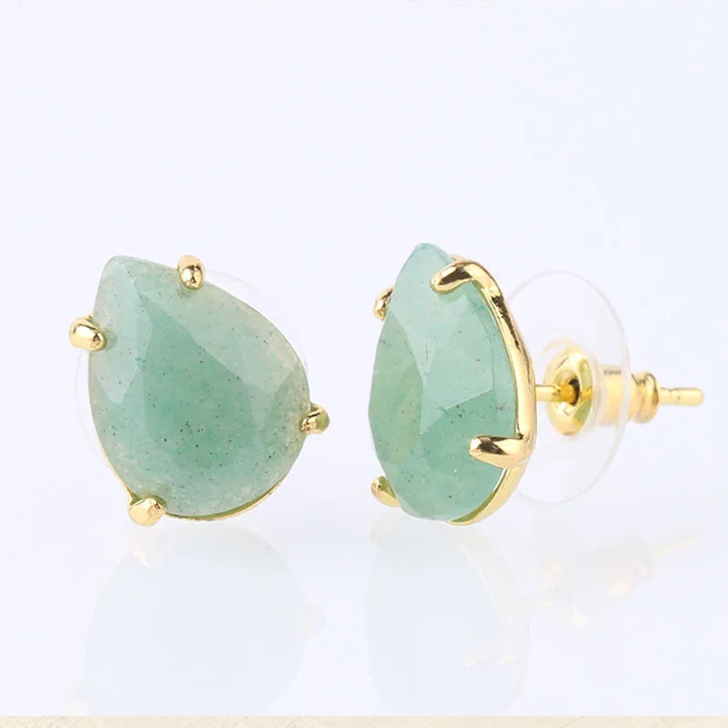 Mini Waterdrop Natural Crystal Stud Earrings Multi Natural Stone With Claw Stud Earrings
Mini Waterdrop Natural Crystal Stud Earrings Multi Natural Stone With Claw Stud Earrings