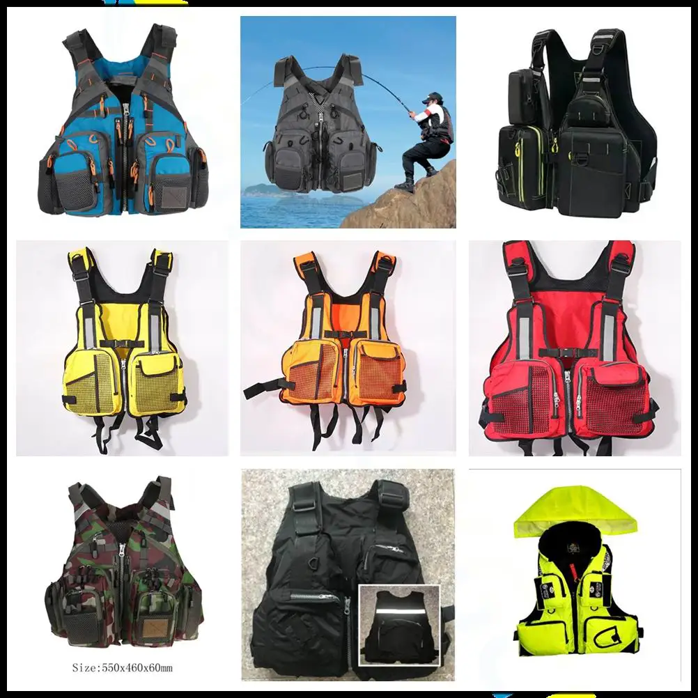 fishing vest Men outdoor Multi-pocket fishing Clothes Male vest swimwear Photography Vests Large size buoyancy Life Jacket 
fishing vest Men outdoor Multi-pocket fishing Clothes Male vest swimwear Photography Vests Large size buoyancy Life Jacket