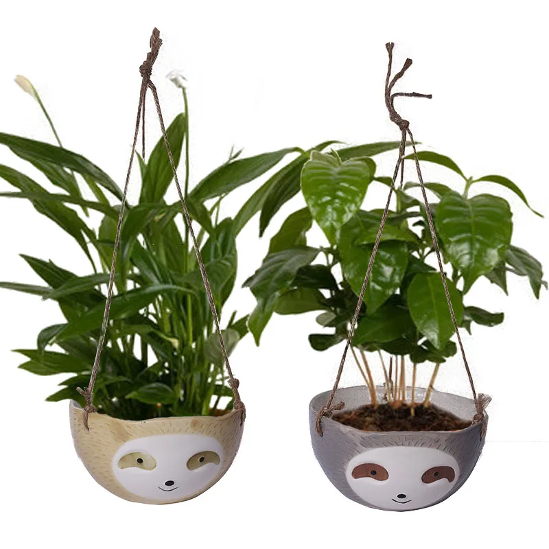 Creative Hanging Ceramic Flower Pots Home Garden Decoration Green Plants Holder Desktop Decoration Artware Succulent Flowerpot
Creative Hanging Ceramic Flower Pots Home Garden Decoration Green Plants Holder Desktop Decoration Artware Succulent Flowerpot