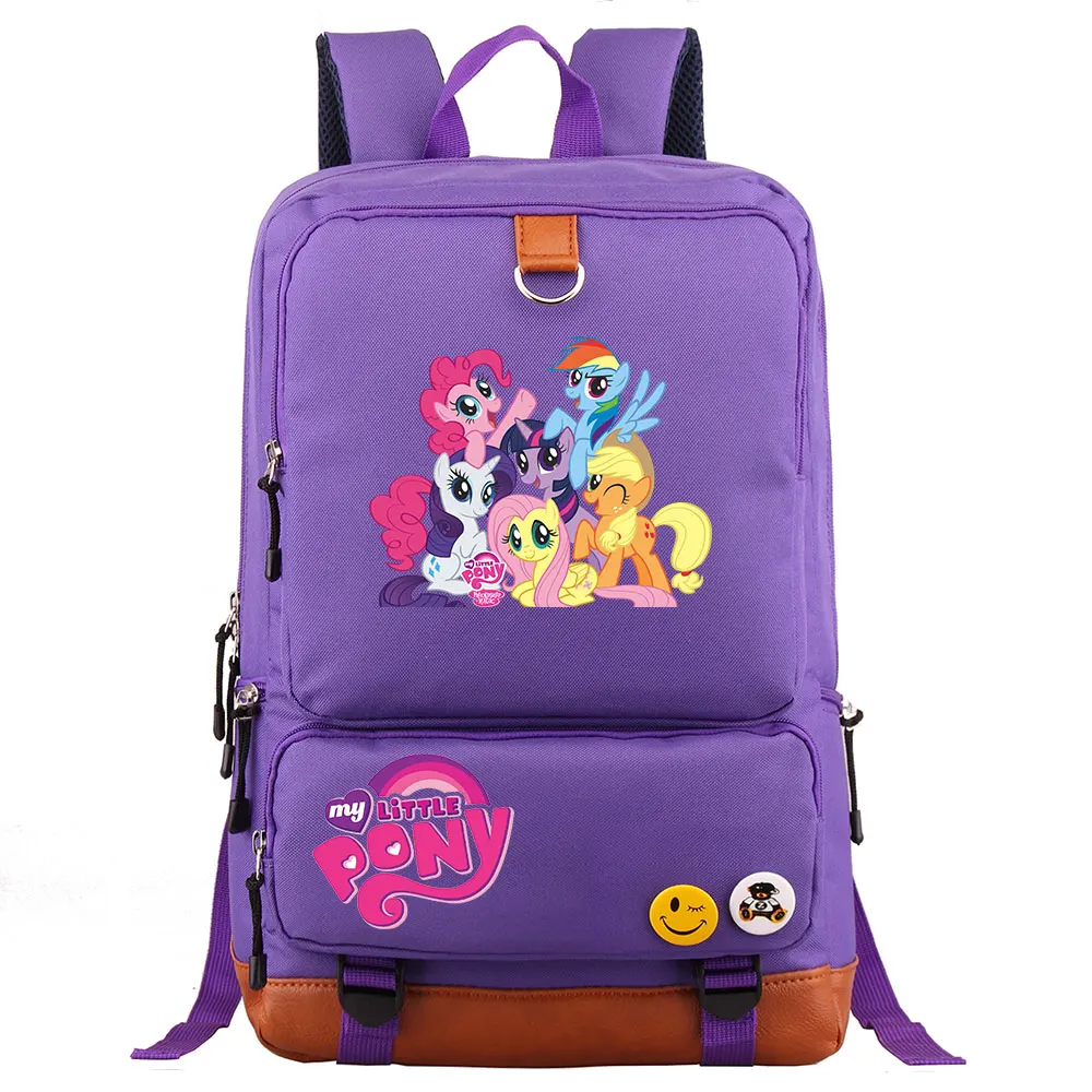 Радужный школьный рюкзак Cutie My Little Pony для девочек и мальчиков женский школьные