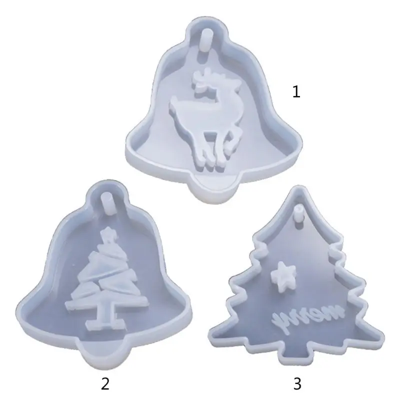 Crystal Epoxy Resin Mold Christmas Tree Elk Pendant Casting Silicone Mould Handmade DIY Crafts Jewelry Making Tools
Crystal Epoxy Resin Mold Christmas Tree Elk Pendant Casting Silicone Mould Handmade DIY Crafts Jewelry Making Tools