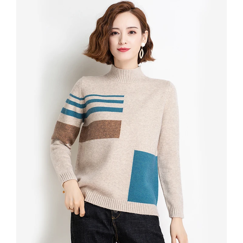 Winter Clothes Thick Sweater Women Pullovers Loose Mock Neck Knitted Long Sleeve Tops Pull Femme Hiver Chandails Soft Warm Jumpe
Winter Clothes Thick Sweater Women Pullovers Loose Mock Neck Knitted Long Sleeve Tops Pull Femme Hiver Chandails Soft Warm Jumpe