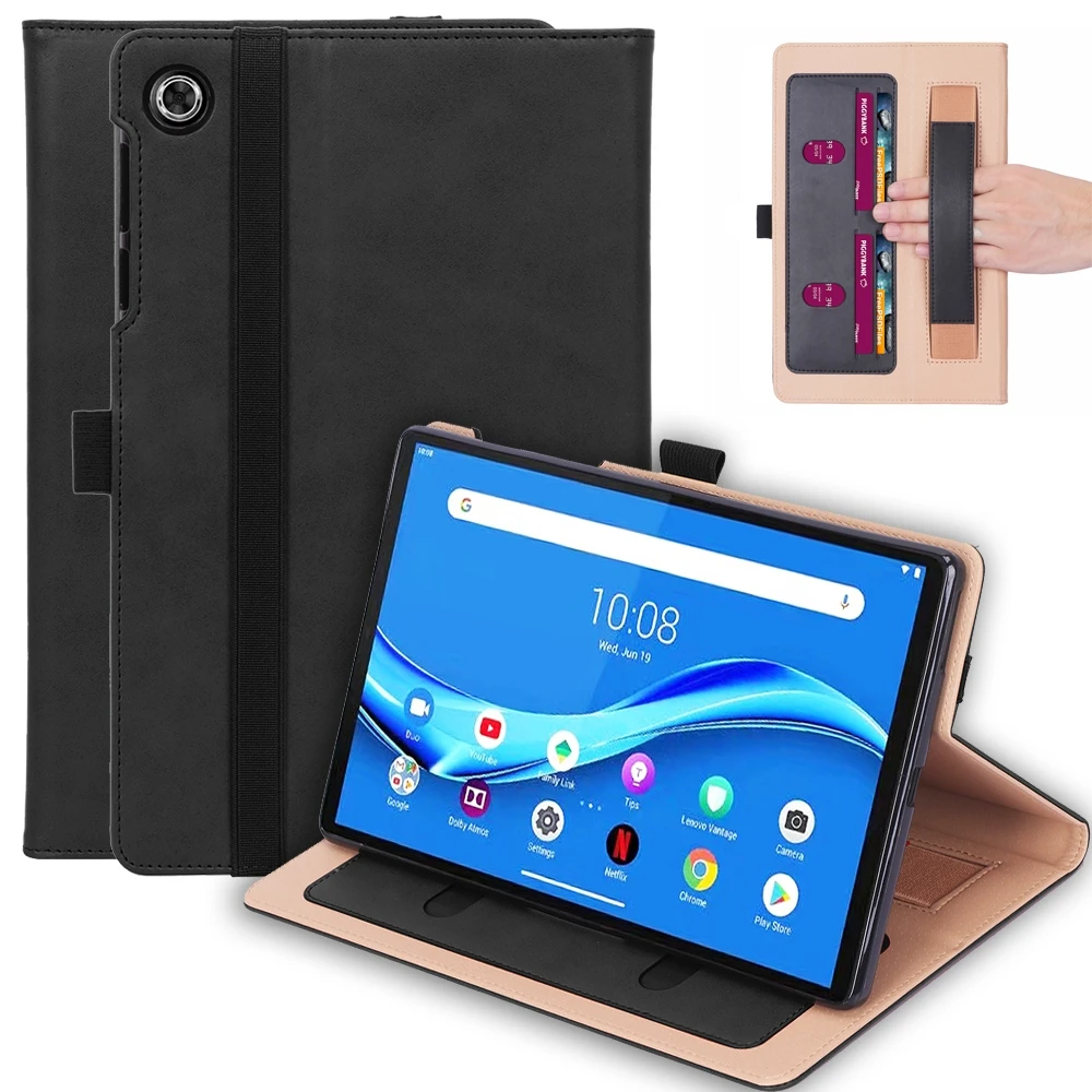 For Lenovo Tab M10 Plus (TB-X606F) Retro Texture PU + TPU Horizontal Flip Leather Case with Holder & Card Slots & Hand Strap
For Lenovo Tab M10 Plus (TB-X606F) Retro Texture PU + TPU Horizontal Flip Leather Case with Holder & Card Slots & Hand Strap