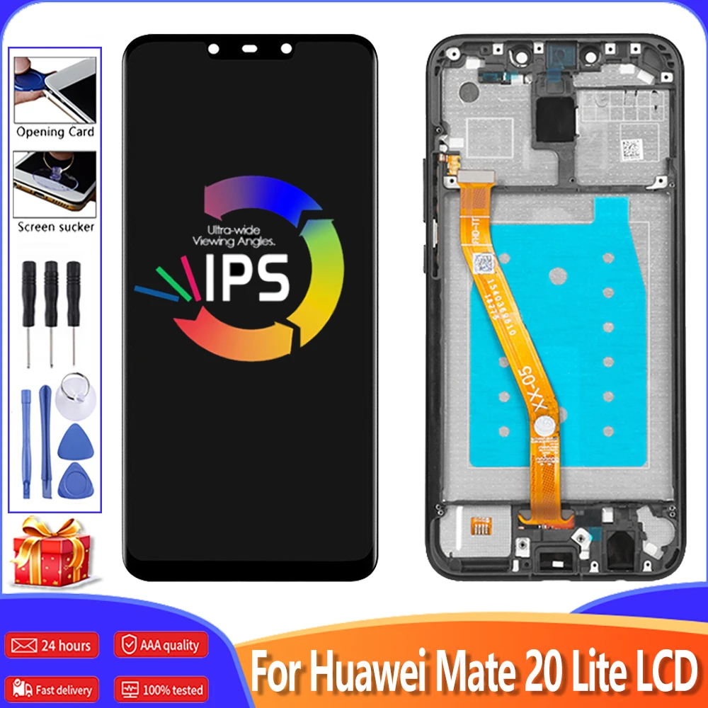 

Новый оригинальный ЖК-дисплей ML1 2022 6,3 "для Huawei Mate 20 Lite, ЖК-дисплей с сенсорным экраном и дигитайзером с рамкой для Mate 20 Lite, ЖК-дисплей