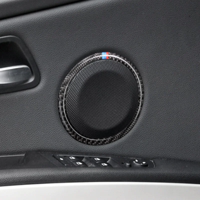 Carbon Fiber Car door Speaker Decorative Circle Sticker Loudspeaker Trim Car Styling For BMW E90 E84 X1 2005-2012 Accessories
Carbon Fiber Car door Speaker Decorative Circle Sticker Loudspeaker Trim Car Styling For BMW E90 E84 X1 2005-2012 Accessories