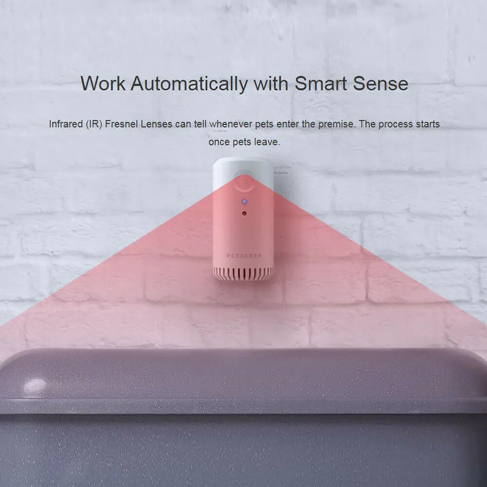 PETONEER Smart Smell Cleaner Pet Odor Eliminator Pet Deodorizer Home Air Purifier Odor Removal for Dog Cat with Smart Sensor
PETONEER Smart Smell Cleaner Pet Odor Eliminator Pet Deodorizer Home Air Purifier Odor Removal for Dog Cat with Smart Sensor