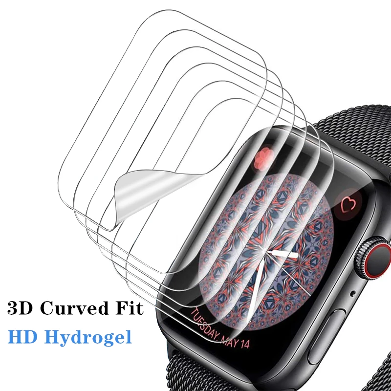 Screen Protector Clear Full Protective Film for Apple Watch 6 SE 5 4 40MM 44MM Not Tempered Glass for iWatch 3 2 1 38MM 42MM
Screen Protector Clear Full Protective Film for Apple Watch 6 SE 5 4 40MM 44MM Not Tempered Glass for iWatch 3 2 1 38MM 42MM