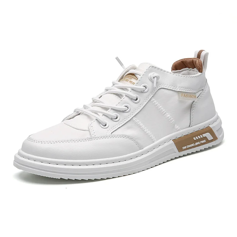 Men's shoes Trend new style small white shoe recreational all-match tide white plank shoe summer sport shoes high top sneakers
Men's shoes Trend new style small white shoe recreational all-match tide white plank shoe summer sport shoes high top sneakers
