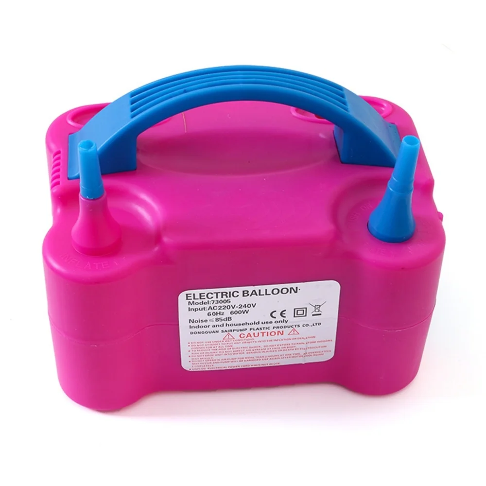 220-240V Portable Double Electric Balloon Air Pump Inflator Dual Nozzle Blower With Plug (Red)
220-240V Portable Double Electric Balloon Air Pump Inflator Dual Nozzle Blower With Plug (Red)