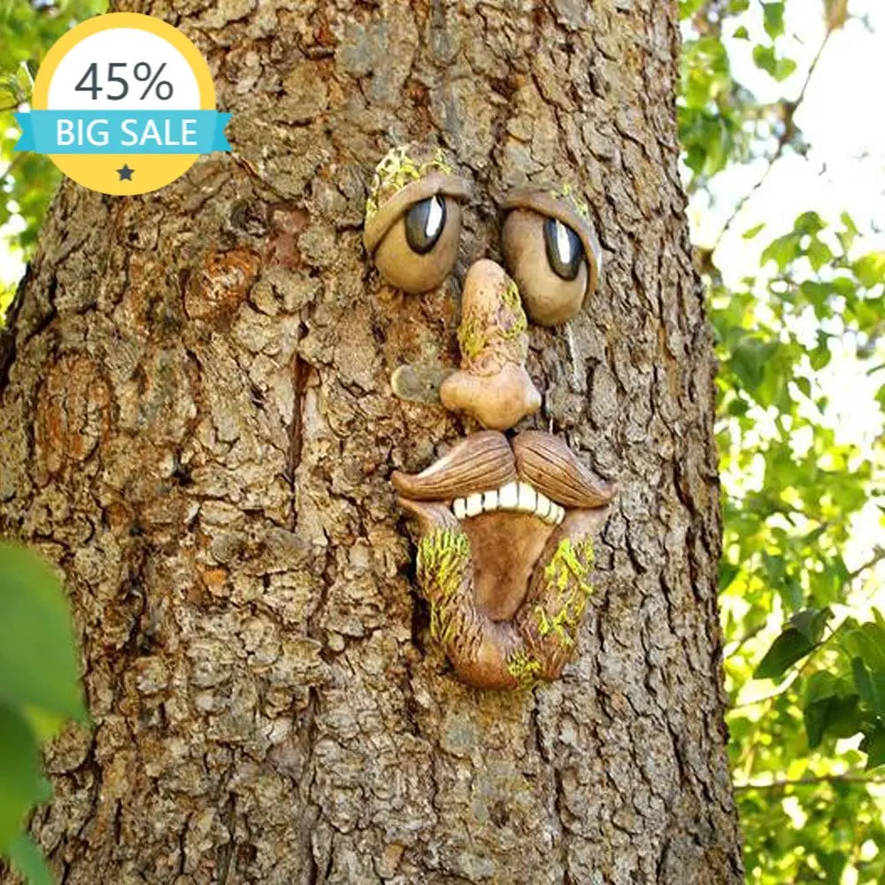 Old Man Tree Hugger,Bark Ghost Face Facial Features Decoration Tree Face Decor for Outdoor Funny Yard Art Garden Decorations
Old Man Tree Hugger,Bark Ghost Face Facial Features Decoration Tree Face Decor for Outdoor Funny Yard Art Garden Decorations