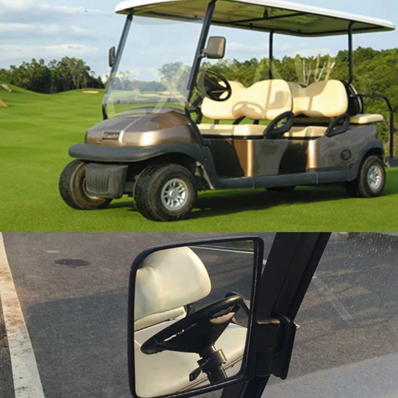 Universal Golf Cart Side View Mirrors for Club Car , Reversing Mirror Rearview Mirror Reflector
Universal Golf Cart Side View Mirrors for Club Car , Reversing Mirror Rearview Mirror Reflector