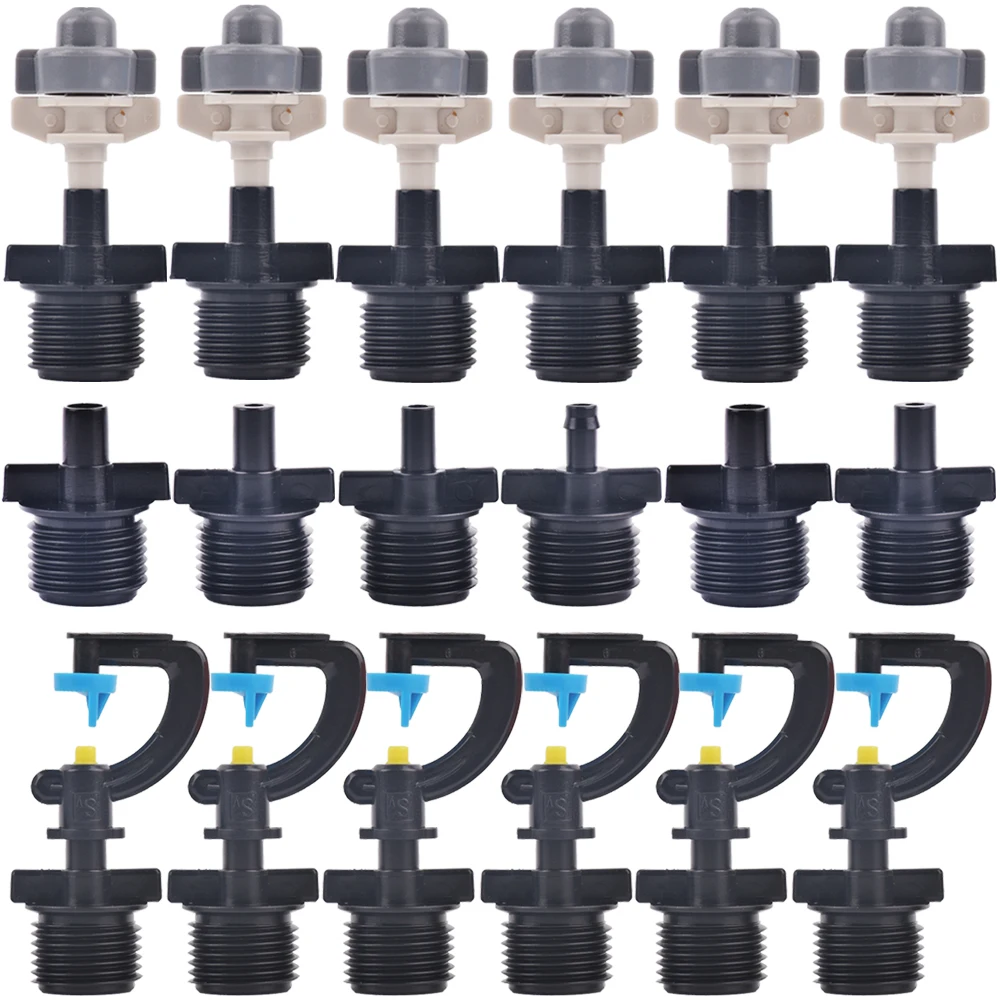 50-100Pcs Drip Irrigation ID Outer Diameter 6mm Sprinkler With 1/2" Male Thread Agriculture Garden Irrigation Pipe Connectors
50-100Pcs Drip Irrigation ID Outer Diameter 6mm Sprinkler With 1/2" Male Thread Agriculture Garden Irrigation Pipe Connectors