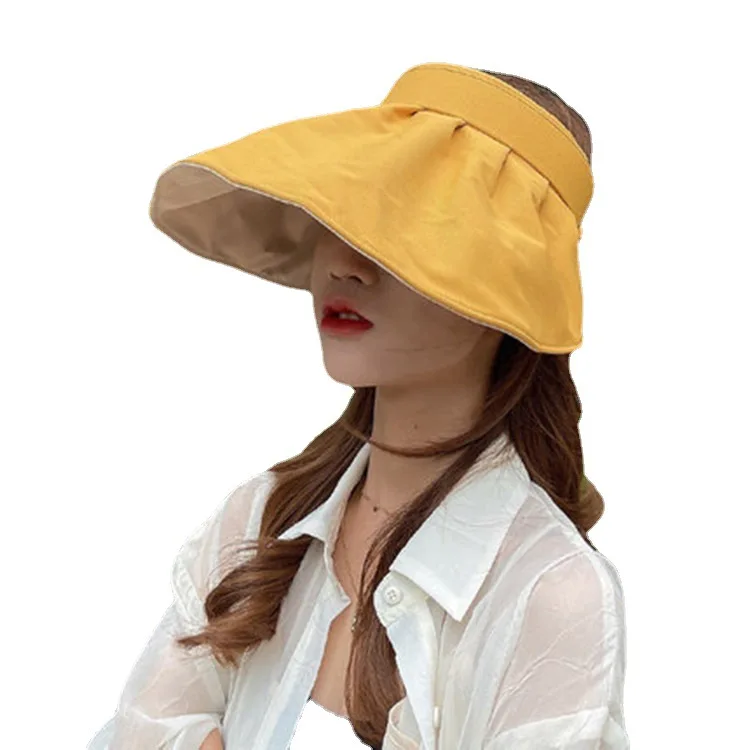 Double-sided empty top hat female sunshade sunscreen big eaves UV sun hat outdoor cycling beach hat Korean tide
Double-sided empty top hat female sunshade sunscreen big eaves UV sun hat outdoor cycling beach hat Korean tide