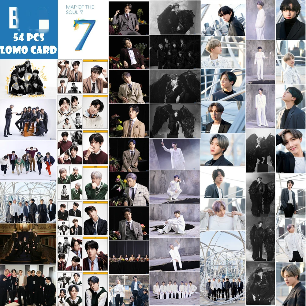 Оптовая продажа Kpop 54 шт./кор. Bangtan Boys карта товара души 7 фото карточка корейская мода для мальчиков плакат картина ЛОМО карточка
Оптовая продажа Kpop 54 шт./кор. Bangtan Boys карта товара души 7 фото карточка корейская мода для мальчиков плакат картина ЛОМО карточка