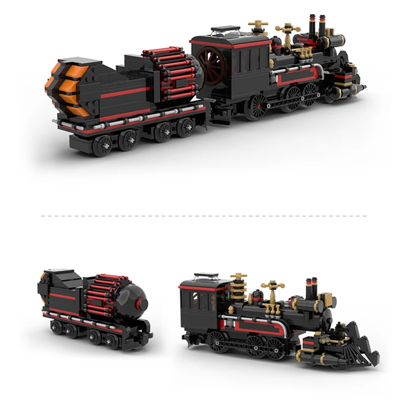New MOC Movie "Back To A Better Future" Of 'Jules Verne' Black Time Train Brick Model Building Block Toy Children's Gift
New MOC Movie "Back To A Better Future" Of 'Jules Verne' Black Time Train Brick Model Building Block Toy Children's Gift