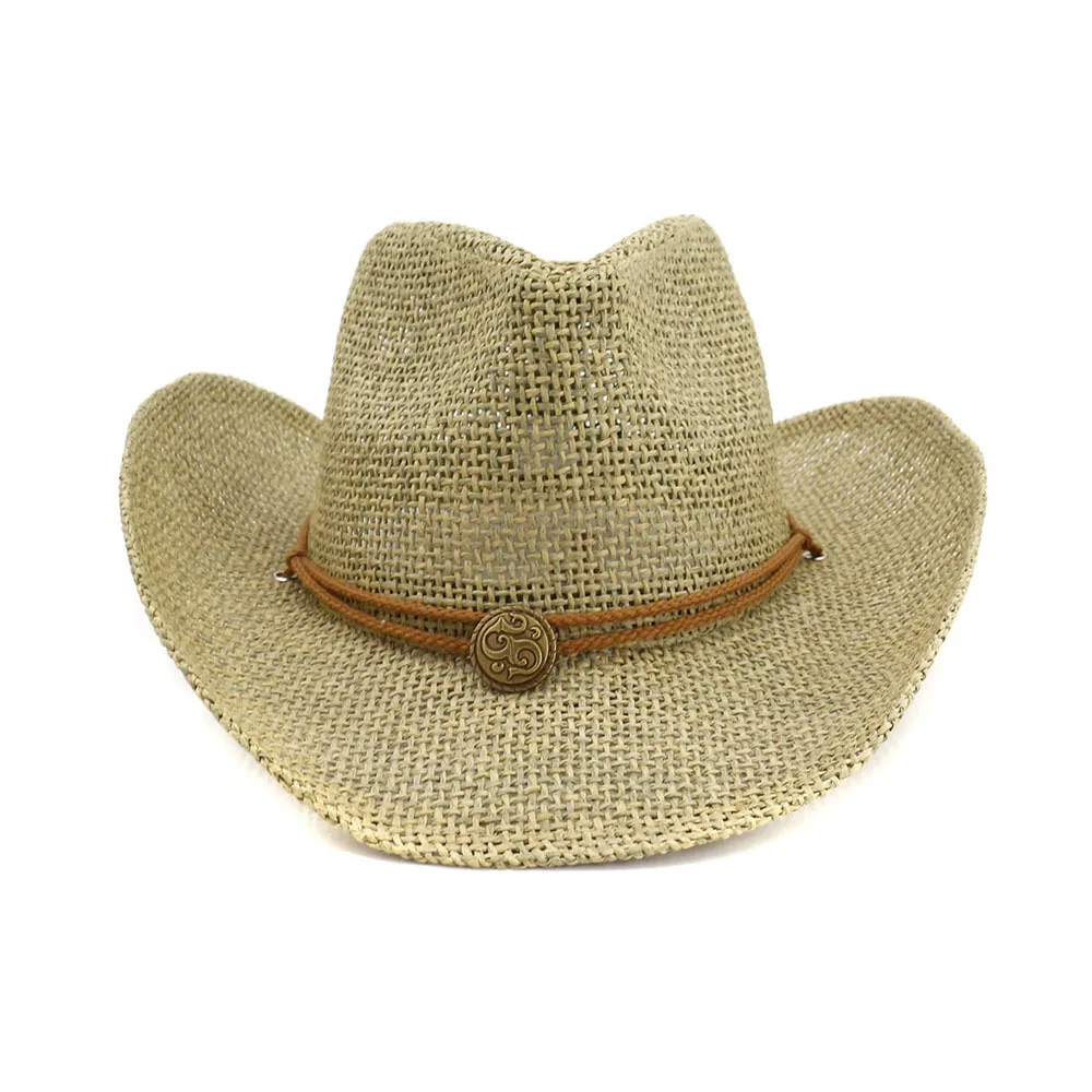 Sun hat for men and women's summer hats personalized western cowboy straw hat beach hat
Sun hat for men and women's summer hats personalized western cowboy straw hat beach hat