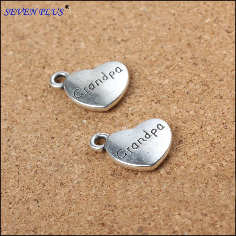 High Quality 10 Pieces/Lot 14mm*18mm Antique Silver Plated Heart Shaped Grandpa Charms
High Quality 10 Pieces/Lot 14mm*18mm Antique Silver Plated Heart Shaped Grandpa Charms