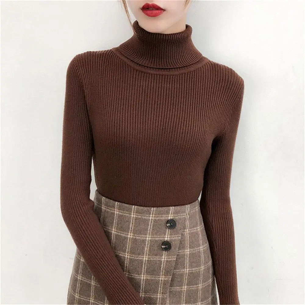 Soft Warm Autumn Winter Tops Slim Turtleneck Pullover Jumper Women Sweaters Fashion Sweater
Soft Warm Autumn Winter Tops Slim Turtleneck Pullover Jumper Women Sweaters Fashion Sweater