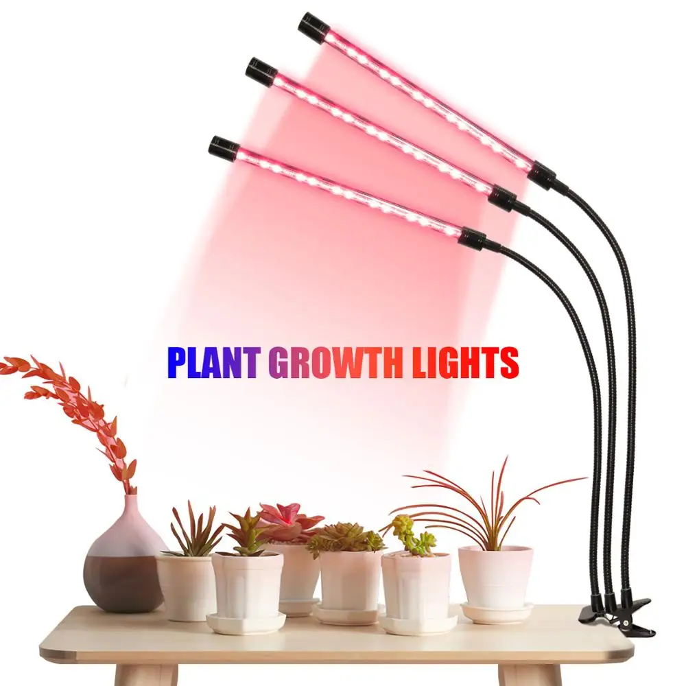 LED Grow Light Full Spectrum DC5V 27W Flexible Clip USB Power Supply Desktop Plant Growth Light For Vegetable Flower Plant Lamp
LED Grow Light Full Spectrum DC5V 27W Flexible Clip USB Power Supply Desktop Plant Growth Light For Vegetable Flower Plant Lamp