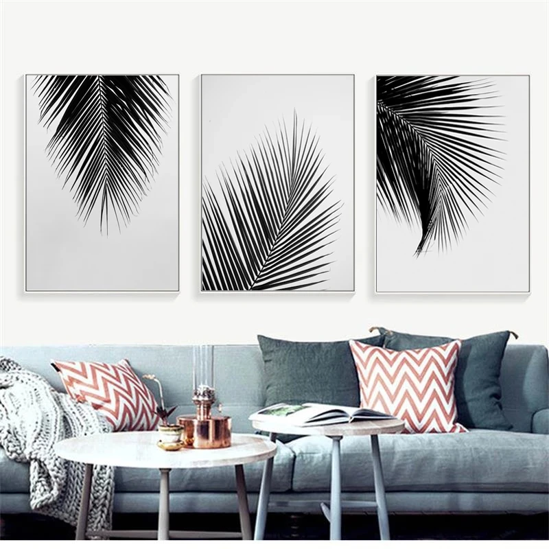 Nordic Prints Black Gray Palm Tree Leaves Canvas Art Posters Plants Flower Leaf Painting Pictures Fall Decorations For Home
Nordic Prints Black Gray Palm Tree Leaves Canvas Art Posters Plants Flower Leaf Painting Pictures Fall Decorations For Home