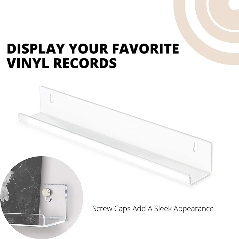 6Pcs Vinyl Record Wall Mount Shelf Set of Album Holders for Hanging on Walls - Shelves Albums or Children's Books
6Pcs Vinyl Record Wall Mount Shelf Set of Album Holders for Hanging on Walls - Shelves Albums or Children's Books