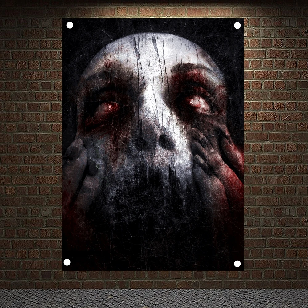 Large Size Rock Band Banners & Flags Tapestry Wall Art Metal Music Cloth Poster Bedroom Dormitory Decoration Scary Bloody B2
Large Size Rock Band Banners & Flags Tapestry Wall Art Metal Music Cloth Poster Bedroom Dormitory Decoration Scary Bloody B2