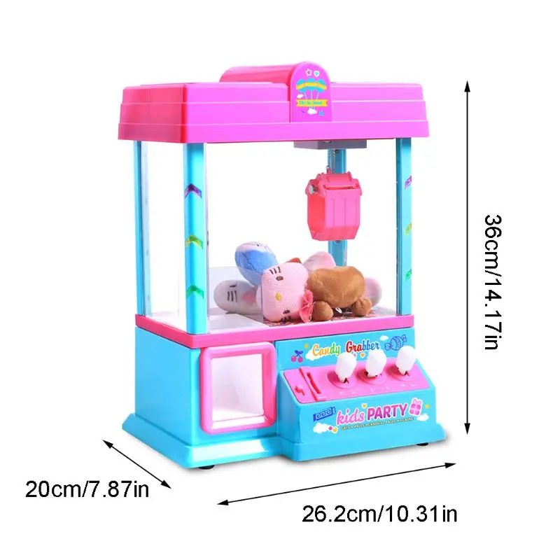 Claw Arcade Game Candy Dispenser for Kids Mini Toy Vending Machine with Sounds Birthday & Christmas Gifts
Claw Arcade Game Candy Dispenser for Kids Mini Toy Vending Machine with Sounds Birthday & Christmas Gifts