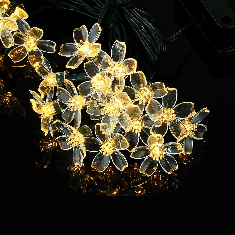 30led Solar Cherry Peach Blossom Christmas Wedding Garden Decoration Waterproof Colored String Fairy Lights
30led Solar Cherry Peach Blossom Christmas Wedding Garden Decoration Waterproof Colored String Fairy Lights