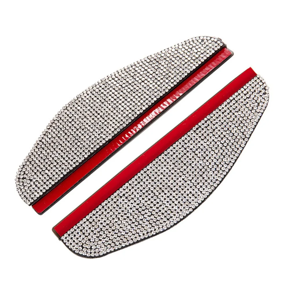 2pcs Bling Rhinestones Car Rear View Side Mirror Rain Board Eyebrow Guard Sun Visor Rearview Mirror Rain Shield 17*5cm
2pcs Bling Rhinestones Car Rear View Side Mirror Rain Board Eyebrow Guard Sun Visor Rearview Mirror Rain Shield 17*5cm