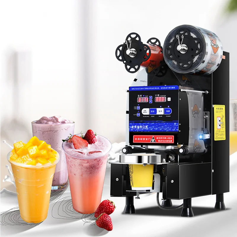 110V/220V Intelligent Automatic Soymilk Sealing Cup Electromechanical Eye Sensor Hand Automatic Dual Mode Film Sealing Machine
110V/220V Intelligent Automatic Soymilk Sealing Cup Electromechanical Eye Sensor Hand Automatic Dual Mode Film Sealing Machine