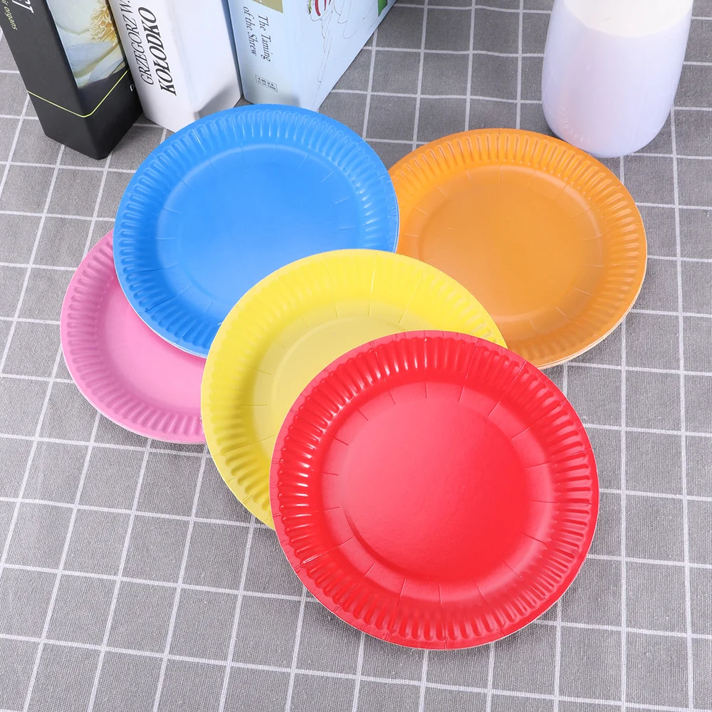 50pcs Paper Plate Paper Cake Plates Disposable Colorful for Birthday Party Decor
50pcs Paper Plate Paper Cake Plates Disposable Colorful for Birthday Party Decor