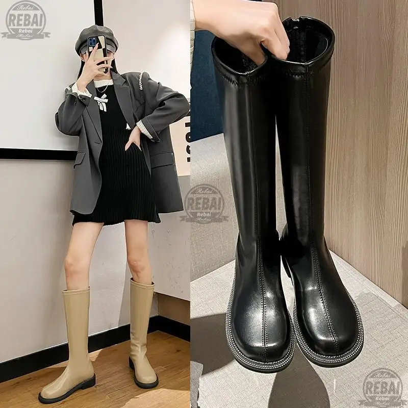 2021 Women's Boots New Winter Square Toe Solid Pu Leather Fashion Ankle Booties Ladies Block Heels Outdoor Party Women High Boot
2021 Women's Boots New Winter Square Toe Solid Pu Leather Fashion Ankle Booties Ladies Block Heels Outdoor Party Women High Boot