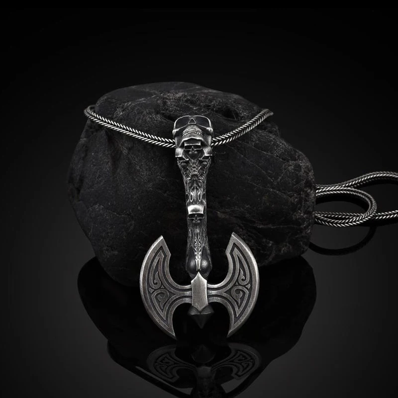 

Ювелирные изделия на шею, украшения викингов, винтажное женское ожерелье, мужской кулон пиратский Томагавк, мужское ожерелье