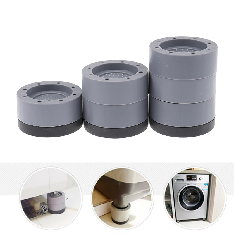 1/4pcs Anti Vibration Washer Feet Pad Universal Washing Machine Anti-Skid Roller Kit Furniture Lifting Foot Base
1/4pcs Anti Vibration Washer Feet Pad Universal Washing Machine Anti-Skid Roller Kit Furniture Lifting Foot Base